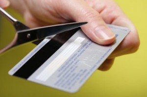 cutting credit card