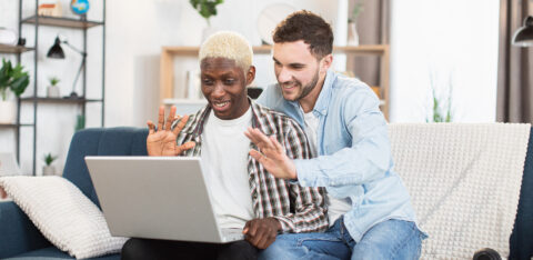 couple discussing finances and money management