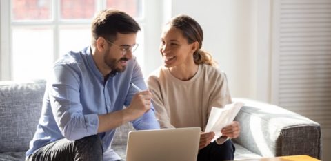 couple discussing finances