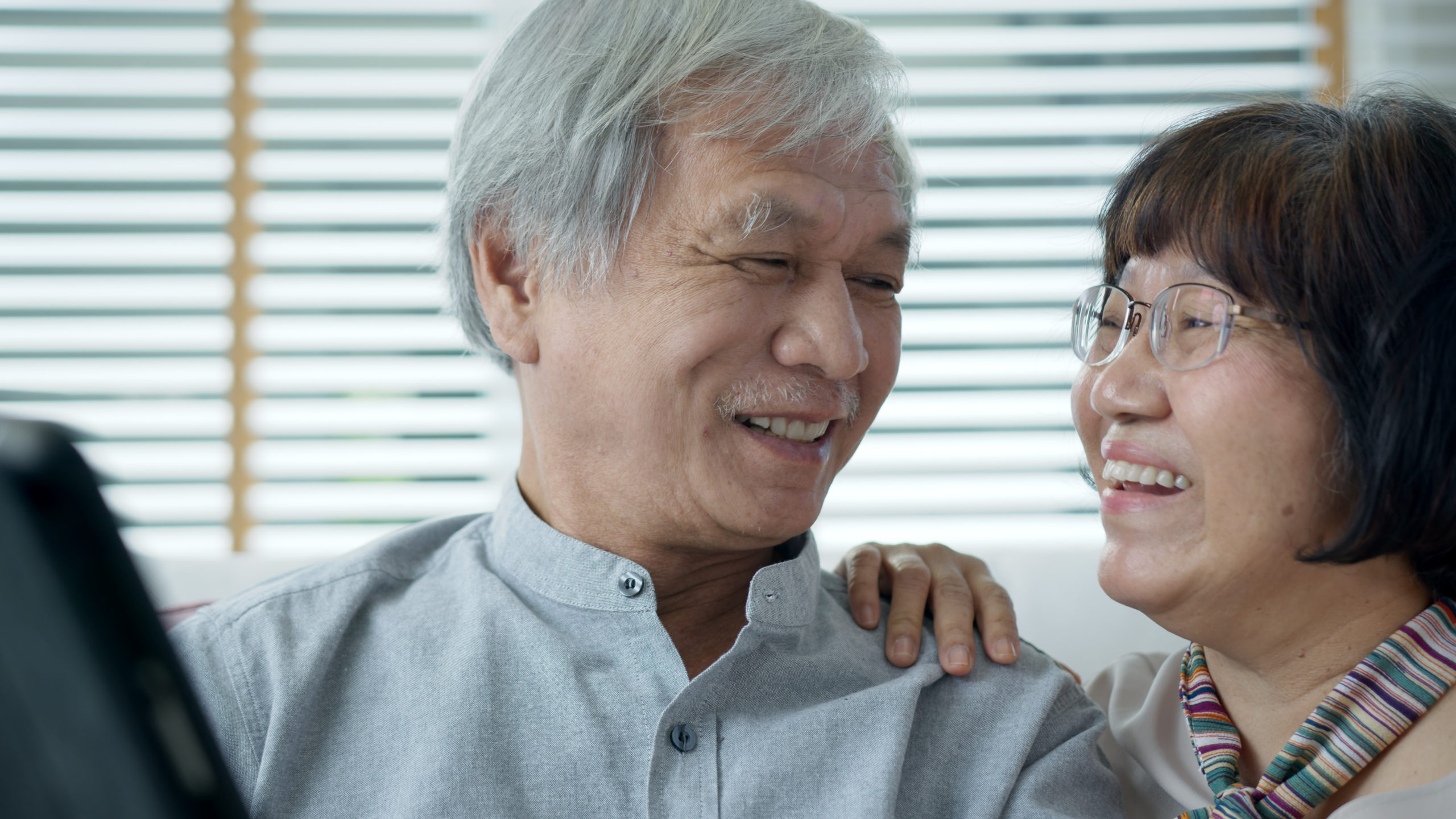 Couple discussing getting out of debt