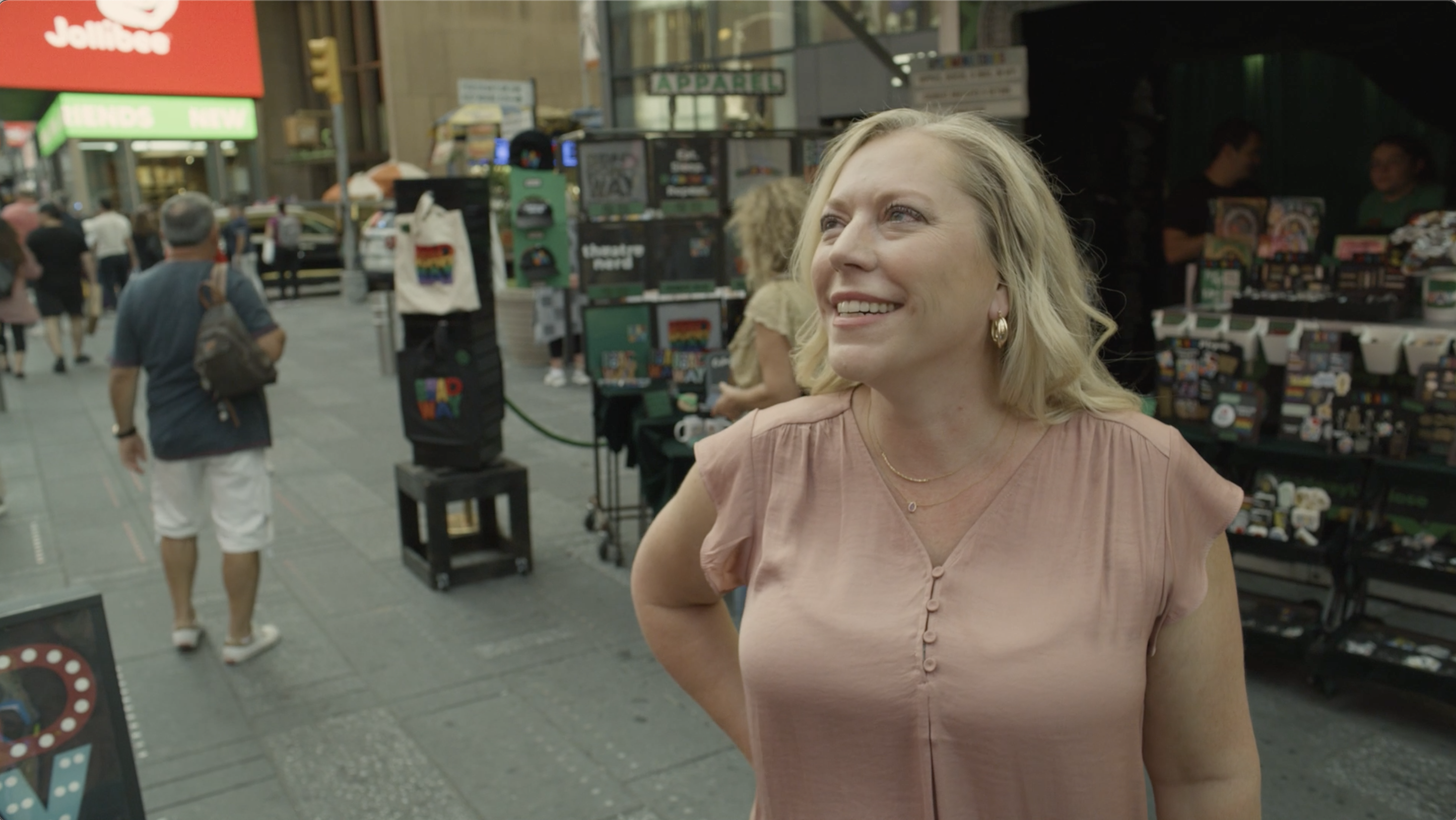 Lindsay in Times Square