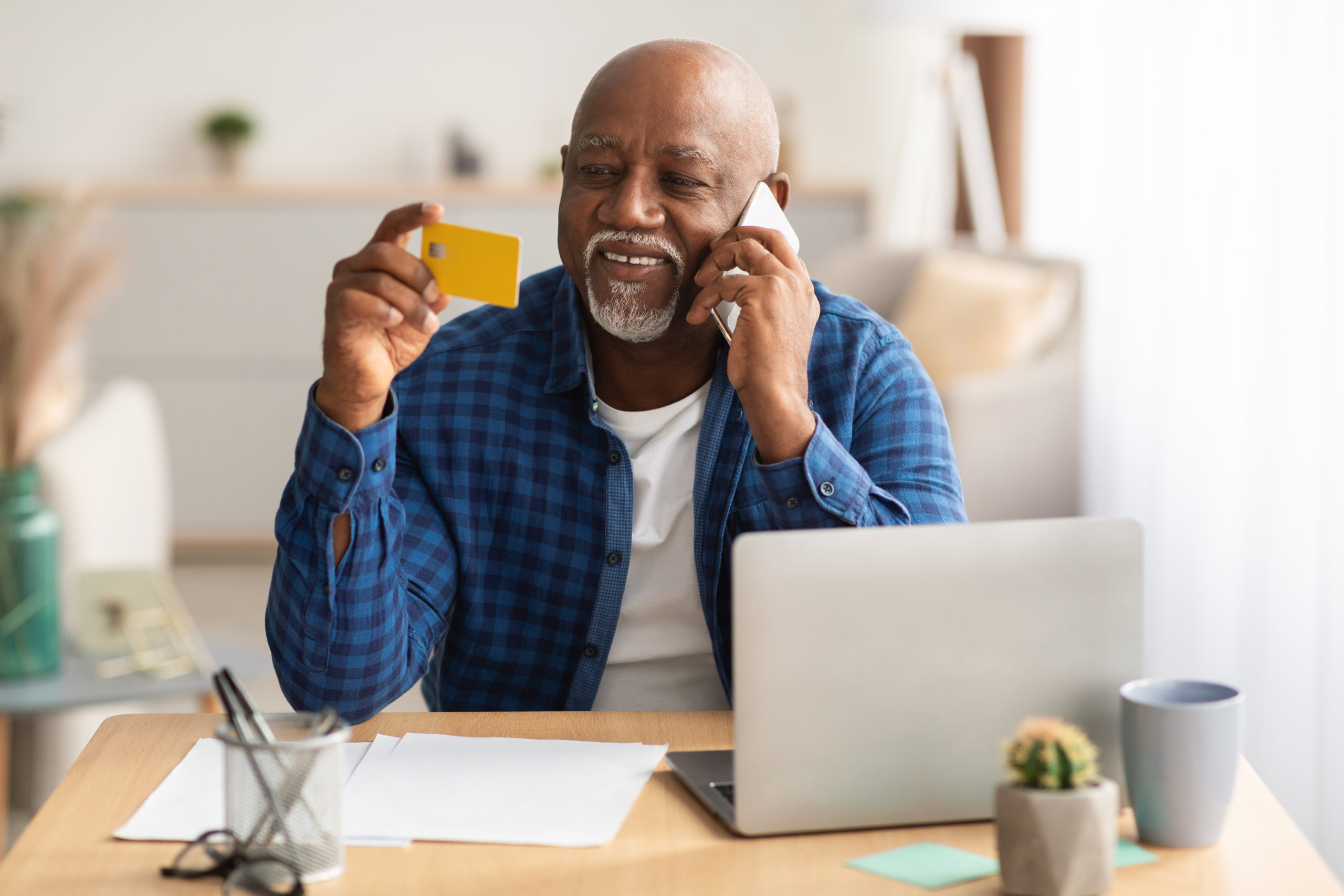 man considering using his 401k to pay off debt